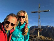 Alla CROCE del MONTE CASTELLO (1425 m) il 20 novembre 2017